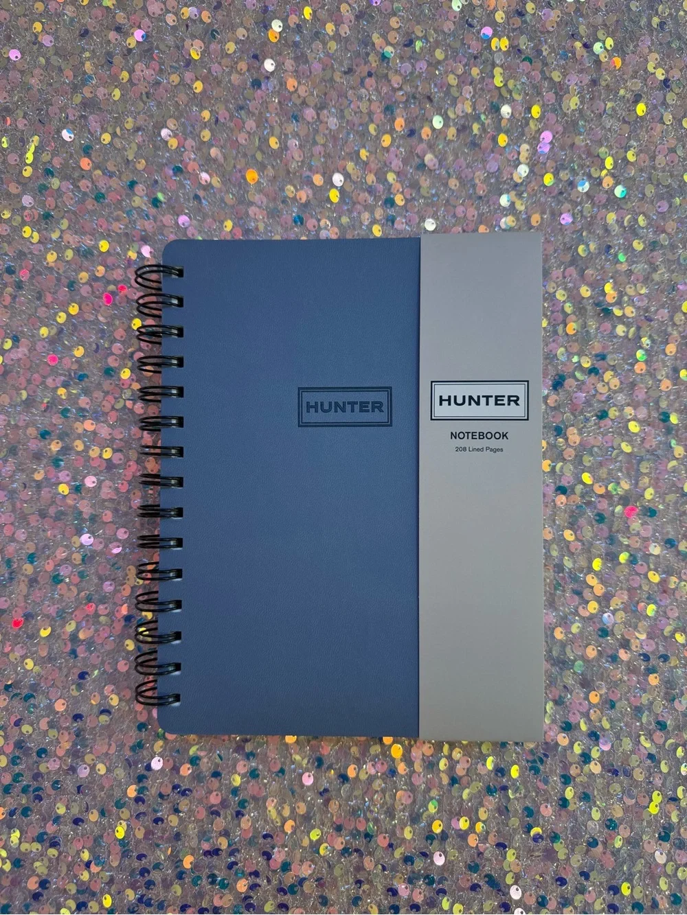 NWT Hunter Coral Header Weekly Desk Pad and Blue Spiral Notebook Set